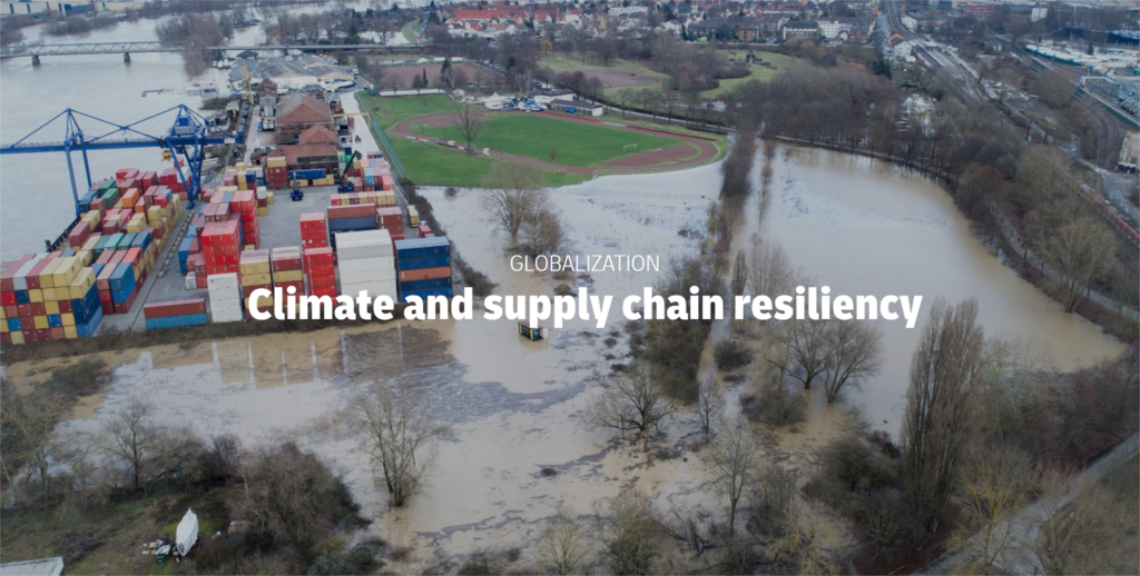 supply chains in a warming climate